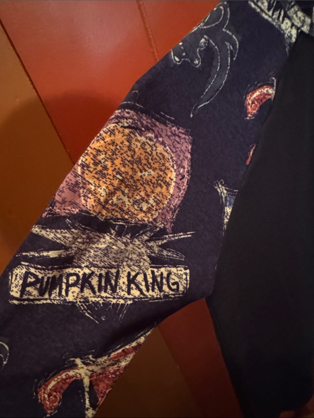 LuLaRoe Black Stretchy Tee with Nightmare Before Christmas Characters. - Picture 2 of 11